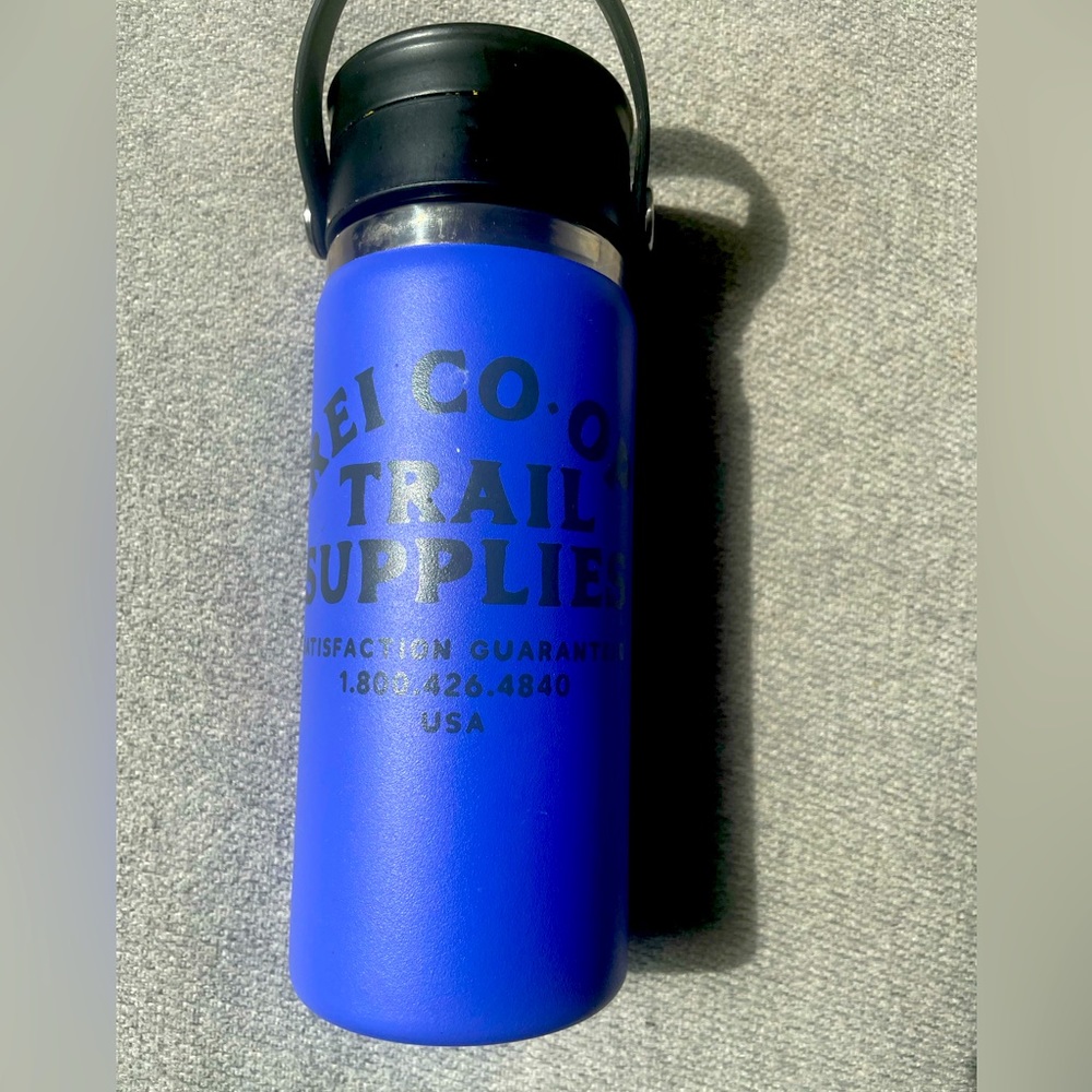 Hydro flask 16 oz wide mouth with flex sip cap (REI collab)